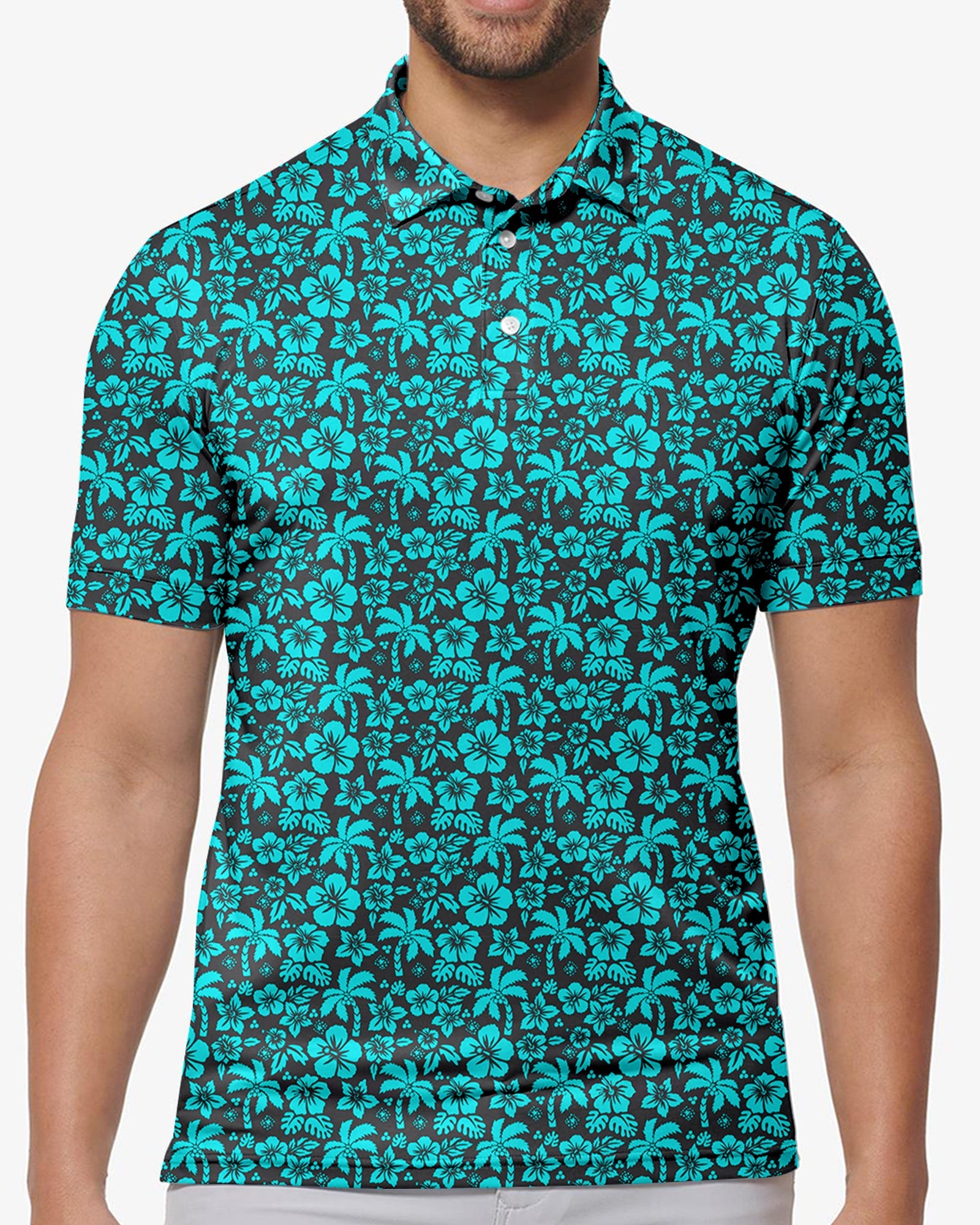 Tropical Hibiscus Polo – Fore Aces